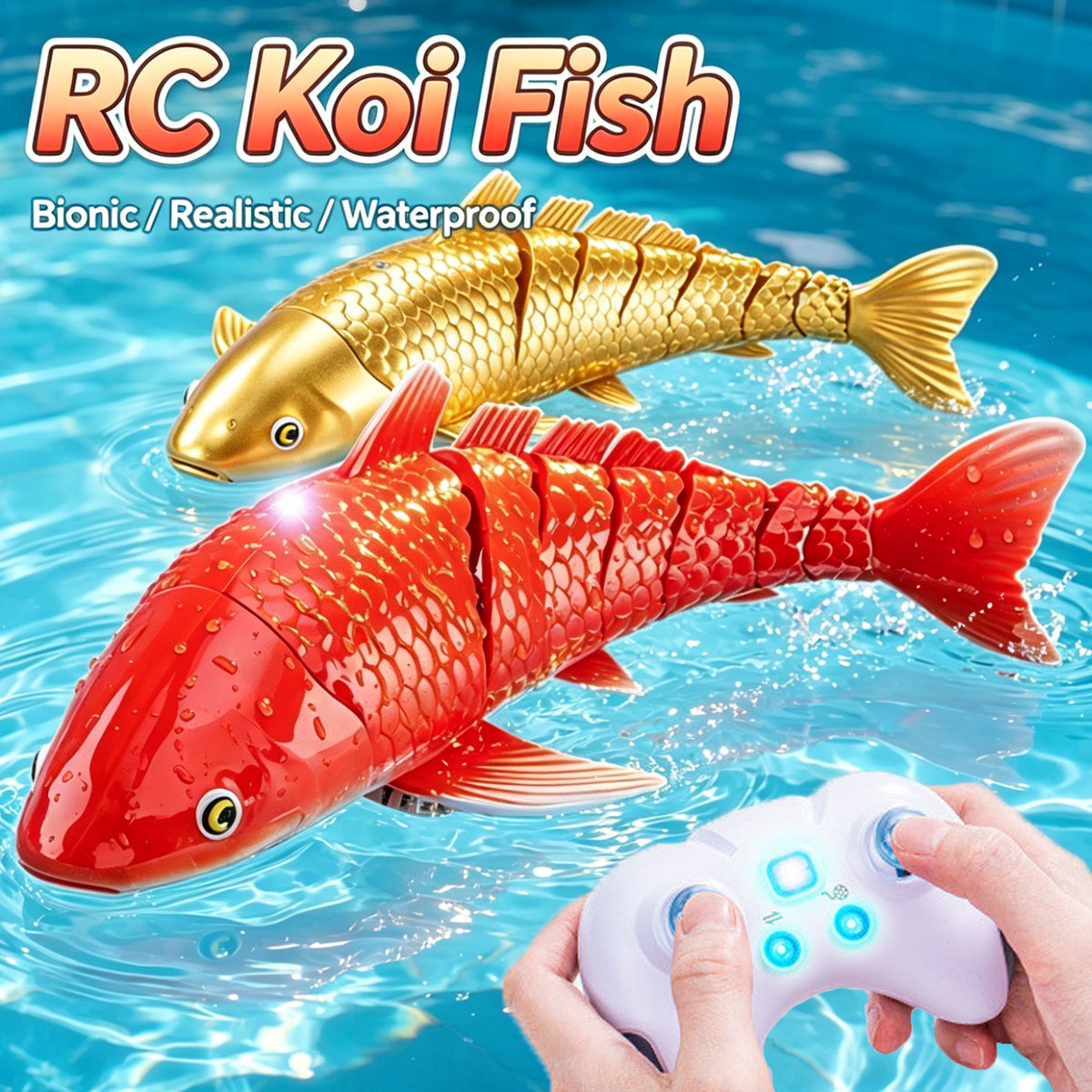 Rc Submarine Water - سمكة ذكية تعمل بالتحكم عن بعد،