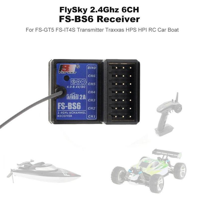 Rc Hobby Toys - جهاز استقبال Flysky FS-BS6 2.4 جيجا