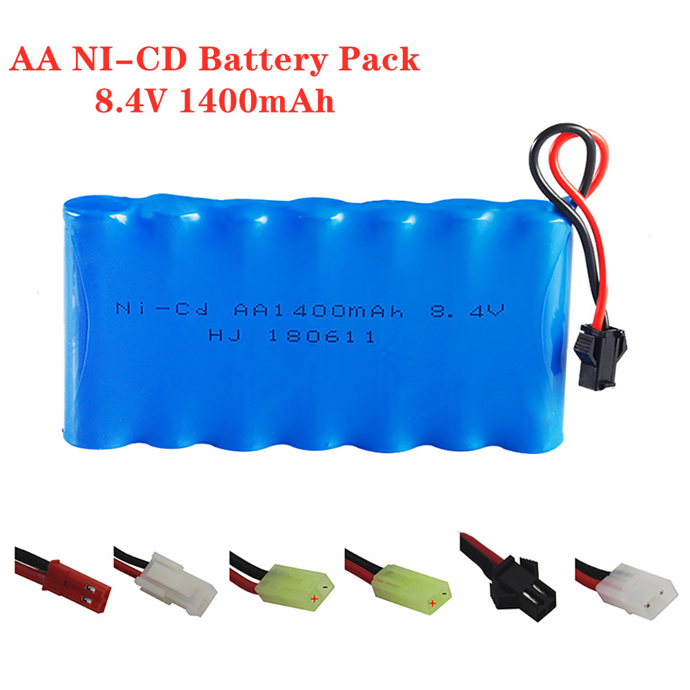 Rc Hobby Vehicles - 8.4 فولت 1400mah Ni-CD بطارية قابلة