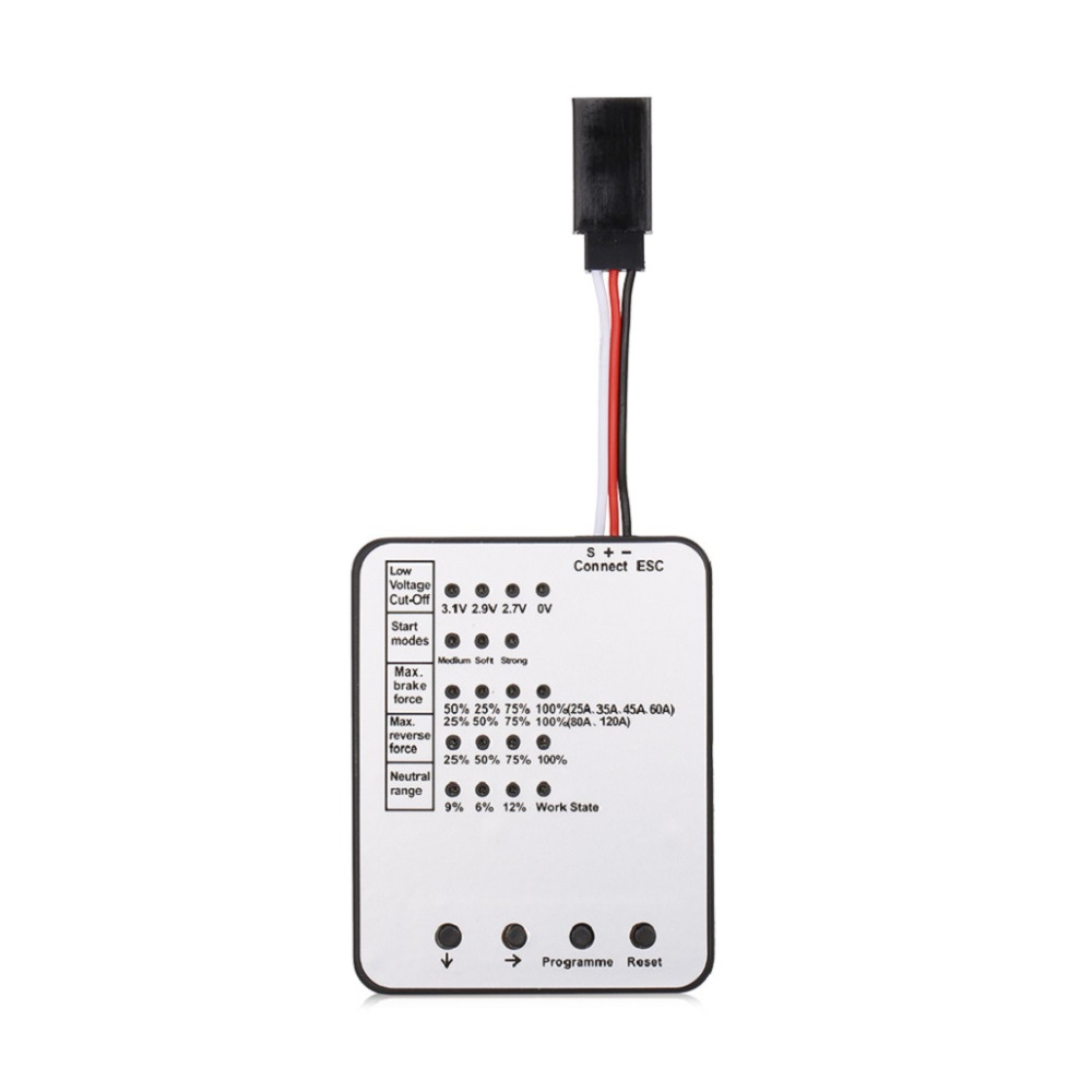 تجاوز هواية LED ESC بطاقة البر - مراجعة Esc Waterproof 60A وسعره