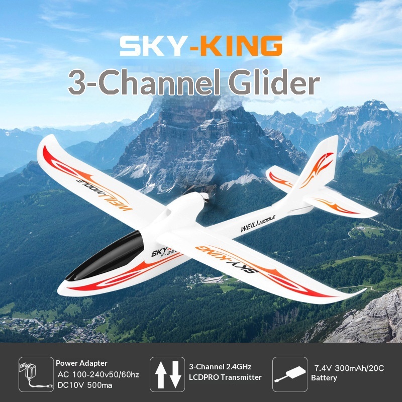 طائرة ويلي سكاي كينج F959S بدو - مراجعة Rc Hobby Kings وسعره