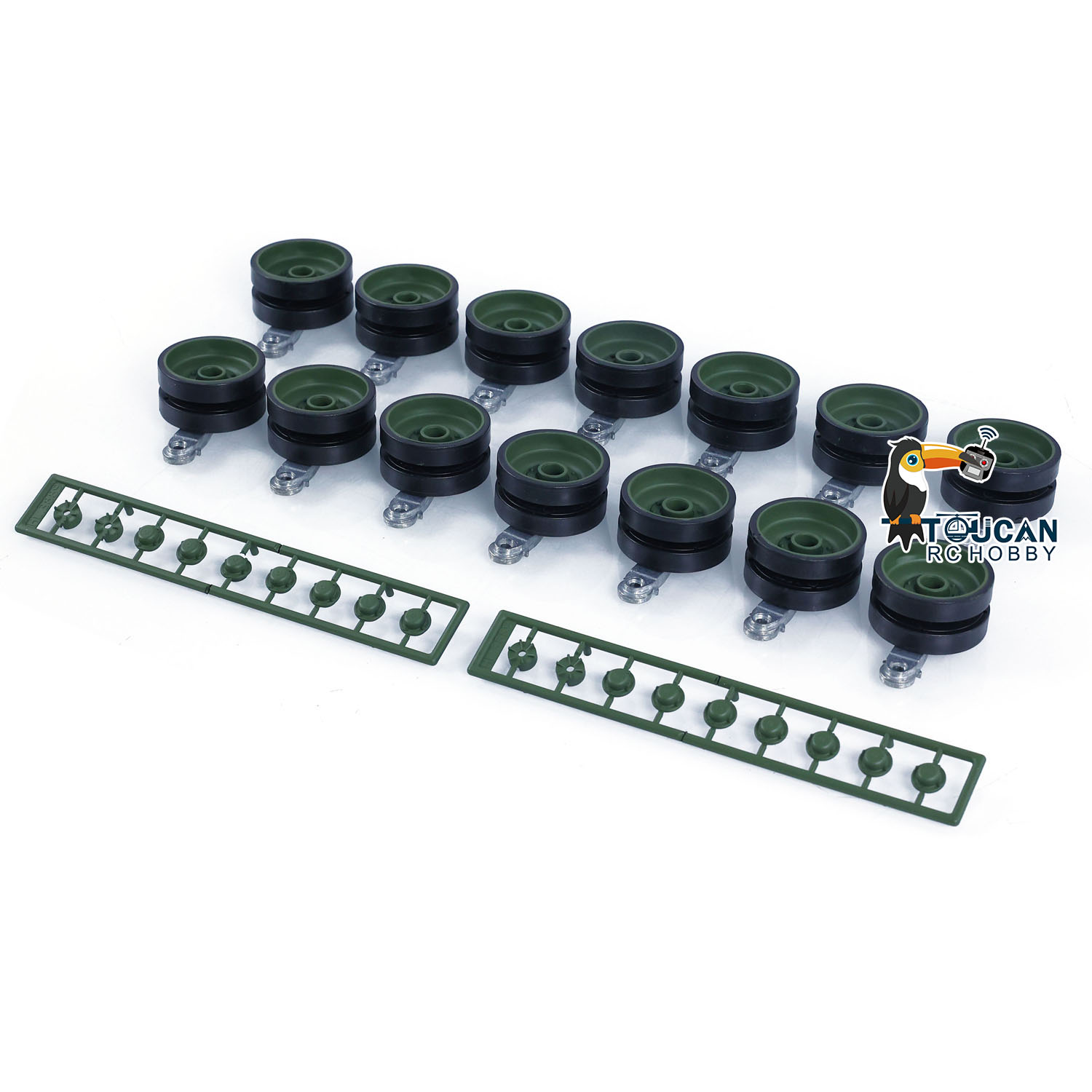 عجلات طريق بلاستيكية وذراع تعل - مراجعة Rc Hobby Kings وسعره