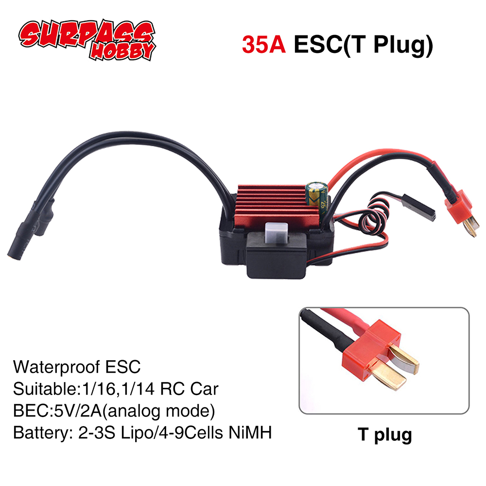 SURPASSHOBBY ESC 150A 80A 120A - مراجعة Esc Waterproof 60A وسعره