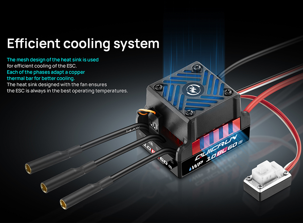 وحدة تحكم إلكترونية HobbyWing  - مراجعة Esc Waterproof 60A وسعره