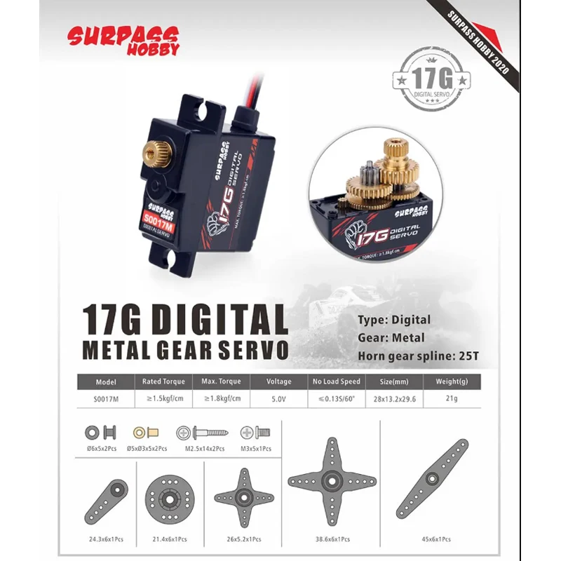 سيرفو رقمي SURPASS Hobby S0017 - مراجعة Hobby Quality Rc Cars وسعره