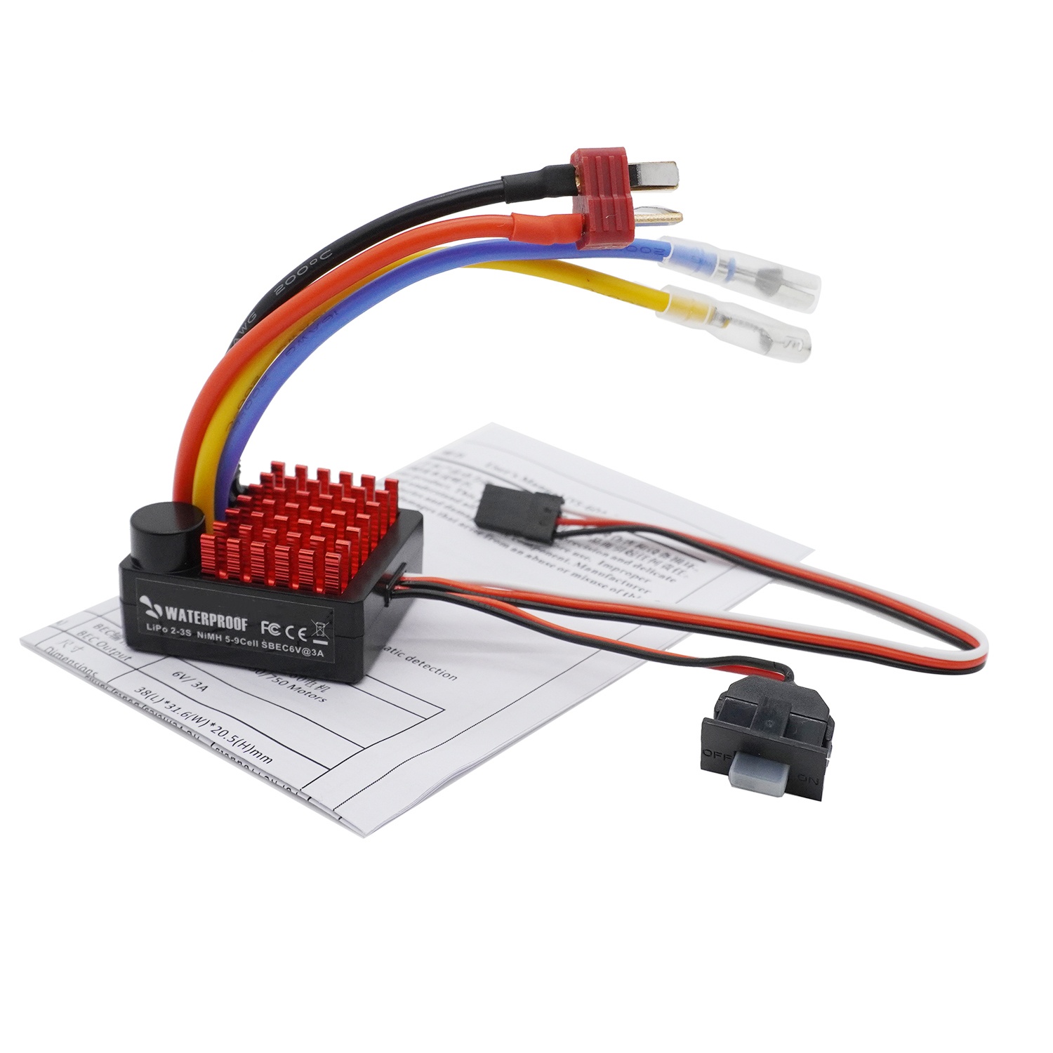 9IMOD 1060 RTR 60A ESC وحدة تح - مراجعة Esc Waterproof 60A وسعره