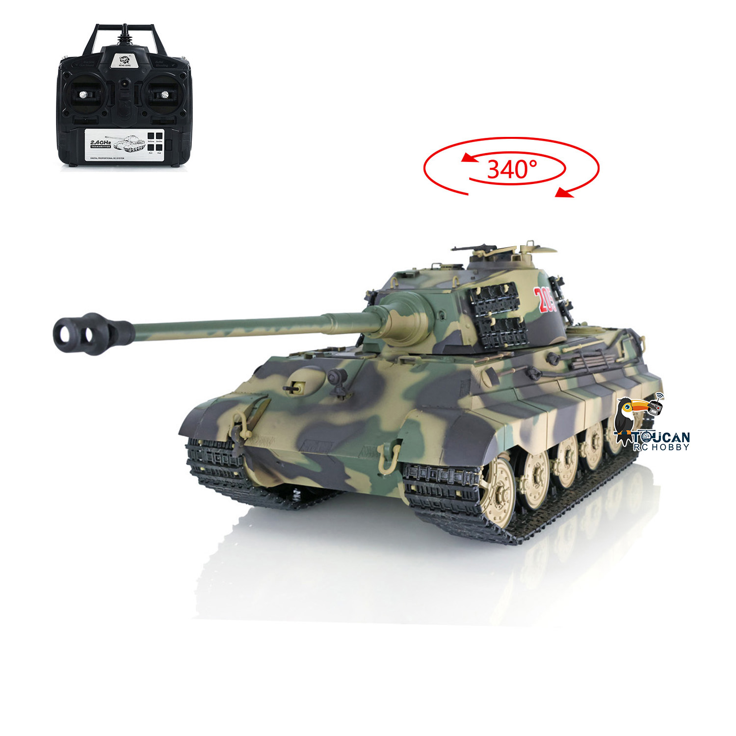 دبابة تحكم عن بعد هينغ لونغ 2. - مراجعة Rc Hobby Kings وسعره