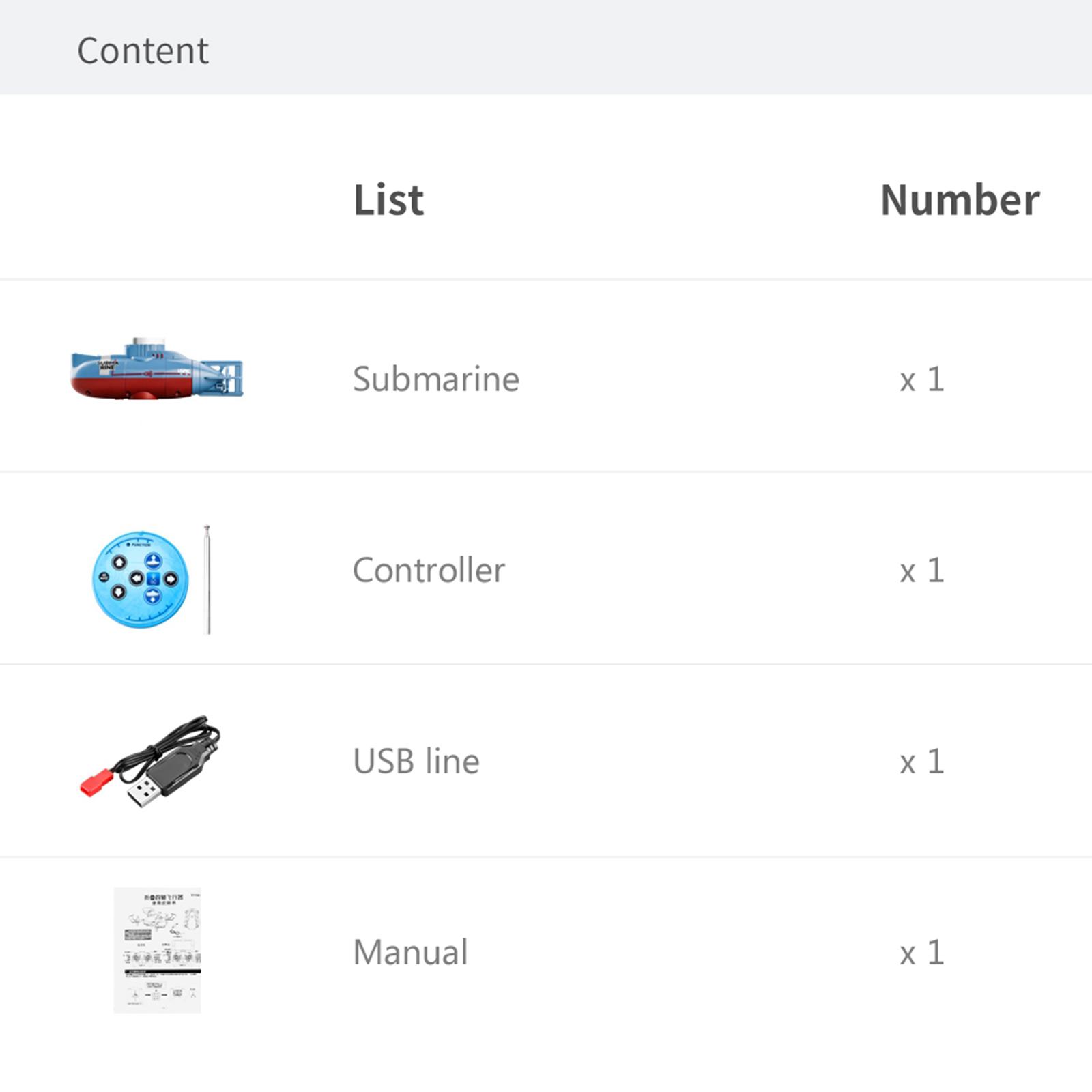 غواصة صغيرة تعمل بالتحكم عن بع - مراجعة Rc Submarine Water وسعره